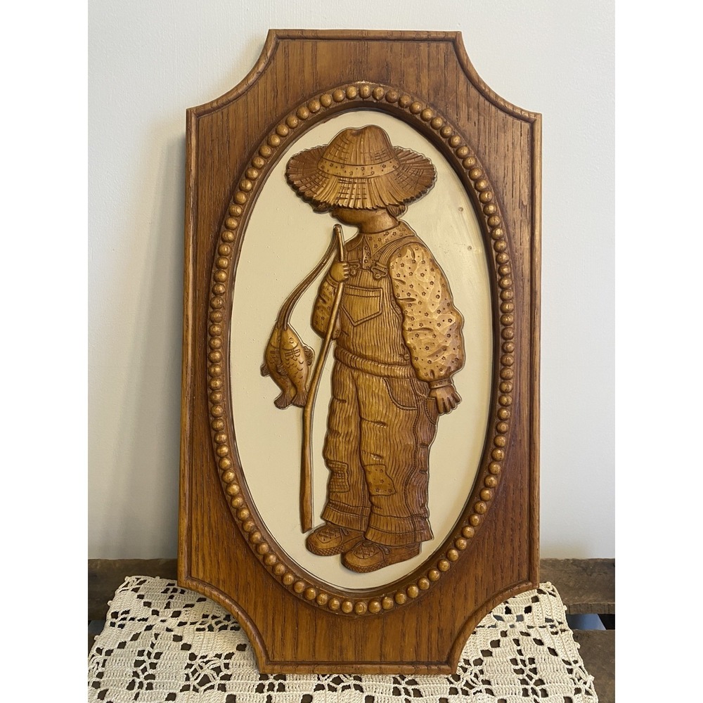 Vintage Robby Hobbie Hollie American Greeting 1970s 3D Wall Hanging MCM Decor